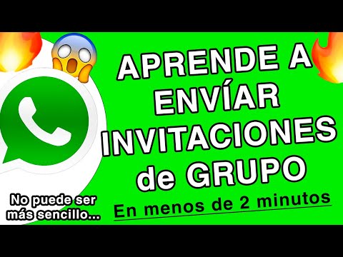 Vídeo: Com Enviar Una Invitació A Un Grup