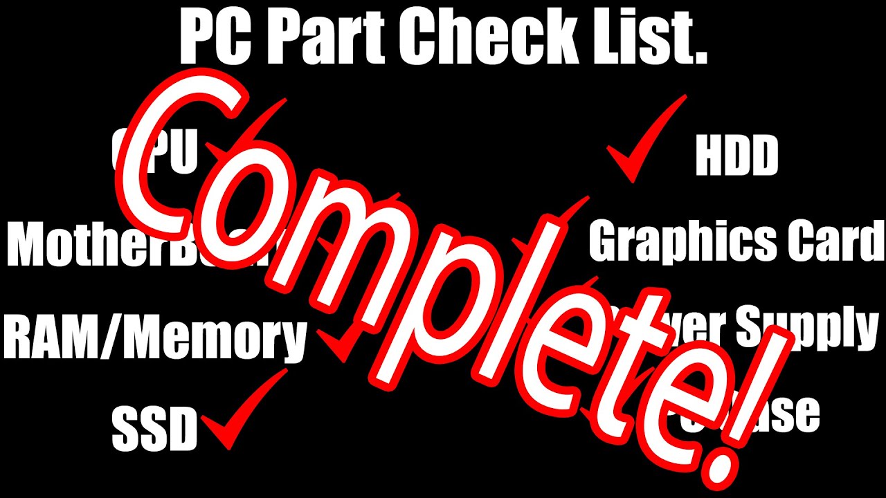 All Of My Gaming PC Parts YouTube