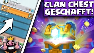 EASY! CLAN CHEST LEVEL 10! | 525 CARDS CLAN CHEST OPENING! | CLASH ROYALE DEUTSCH