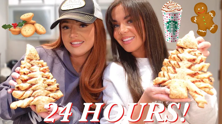 ONLY EATING CHRISTMAS FOODS FOR 24 HOURS! | Immie ...