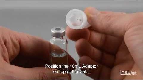 EN InsuJet™ V3.7 instruction video – part 5: Installing a 10mL Adaptor