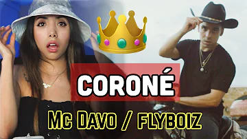 ¡EL DAVO se CORONA🤴🏽! REACCIÓN A FLYBOIZ ft. MC DAVO - CORONÉ 🔥 (Video Oficial) | 321Malena