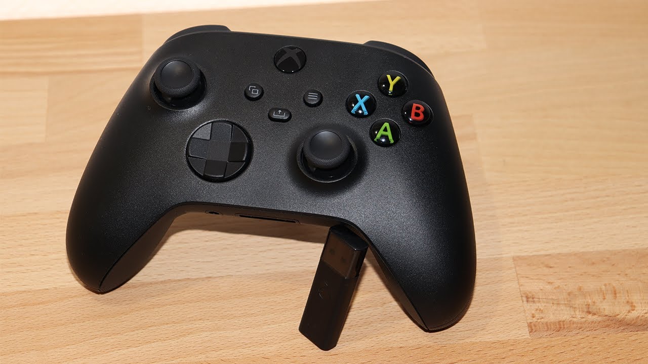 Der Neue Microsoft Xbox Controller Mit Wireless Adapter Für Windows