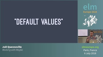 "Working with Maybe" by Joël Quenneville