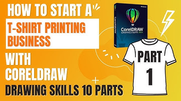 PART 1 Start A T-Shirt Printing Business - CorelDraw 2020 - Tutorial for Beginners  [+New Features]