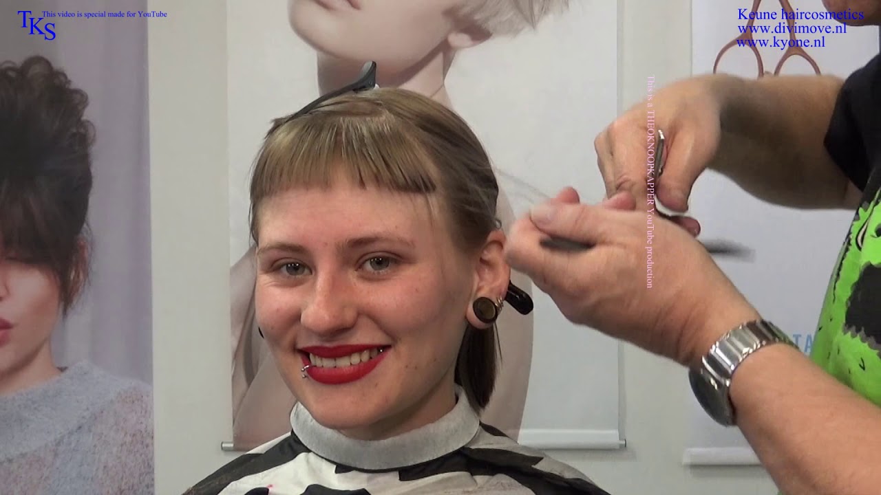 I Love To Get A Dark Grayish Straight Clipper Bob And A Baby Fringe Naomi Tutorial By Tks