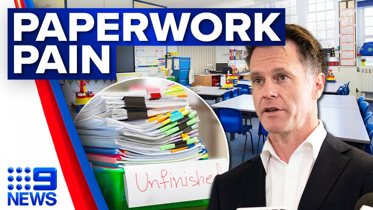 Minns to slash administrative tasks on NSW teachers by five hours per week | 9 News Australia