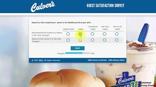 Tellculvers.com - Culver's Guest Satisfaction Survey | 2024