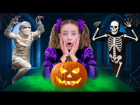 Halloween songs and dance & trick or treat challenge