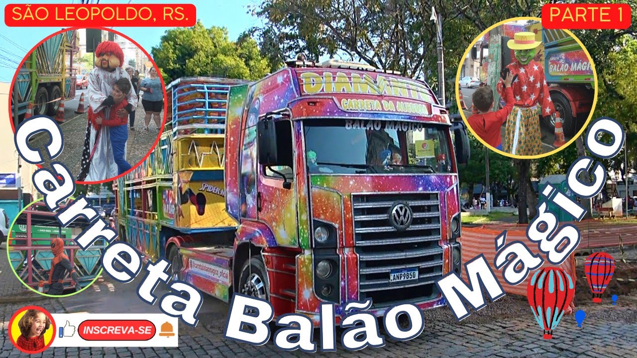 Carreta Alegria Balão Mágico em Porto Alegre 