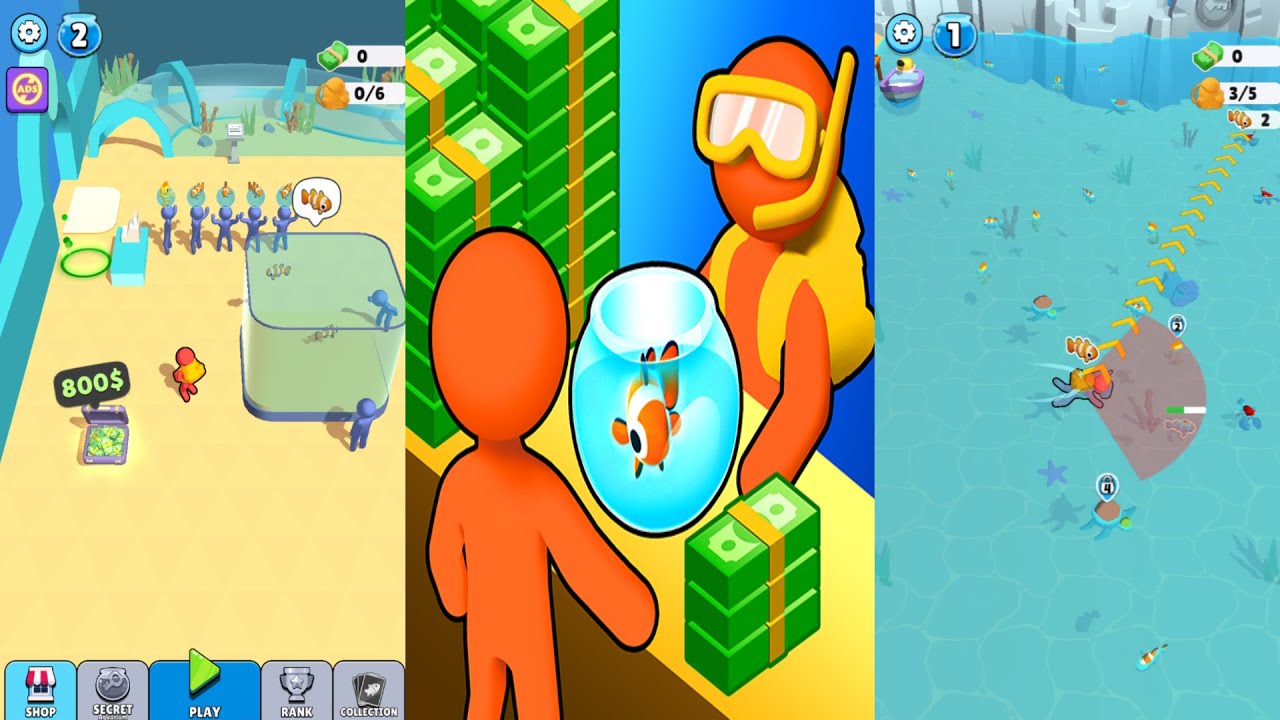 Aquarium Land Gameplay Mobile Game Walkthrough All Levels Android Ios