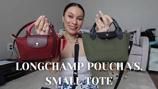 Longchamp Le Pliage pouch vs. Le Pliage Small Crossbody Bag