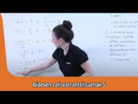 Bideoen zati garrantzitsuenak 5  | 4 DBH | MATEMATIKA | JAKINDUN