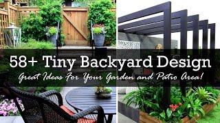 Tiny Backyard Design (58+) Great Ideas For Your Garden and Patio Area! by RunmanReCords Design 1,338 views 3 months ago 8 minutes, 5 seconds