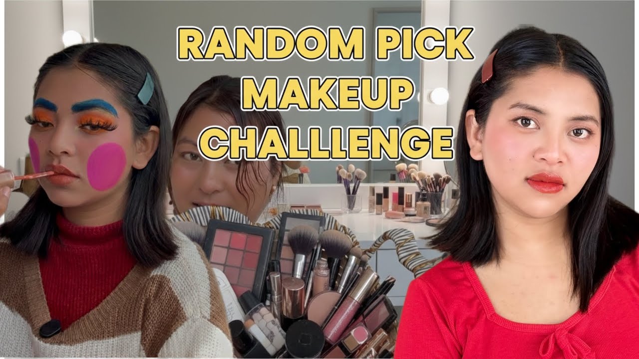 The Most Random Pick Makeup Challenge || Cousin Edition ||Tah makeup ia I para kat ba Lap I makeup