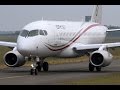 Brand new cityjet sukhoi ssj100  rare visit isle of man airport