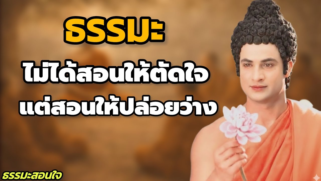 ธรรมะไม่ได้สอนให้ตัดใจ แต่สอนให้ปล่อยว่าง | วางอย่างเข้าใจ ใจจึงสงบ // #ธรรมะสอนใจปล่อยวาง 