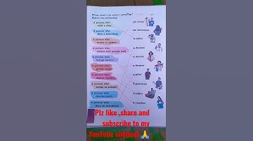 Class-1 English NCERT (Unit -10) Ch.19 Flying Man  (Match the following)