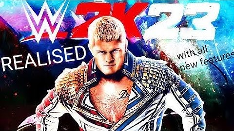 wr3d 2k23 New mod REALISED With many new features new hairstyles and models and many much more