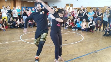 Andressa & Freddy in Friday class demo @ PZC2019 ~ Zouk Soul