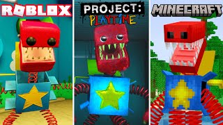 MINECRAFT BOXY BOO VS ROBLOX BOXY BOO VS PROJECT: PLAYTIME BOXY BOO (WHICH IS BEST?)