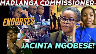 MADLANGA COMMISSIONER VINDICATES JACINTA ON ISSUES OF  IMMIGRANTS! #jacintangobese #marchandmarch