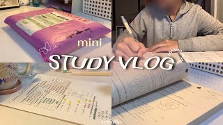 🗯 (01) study vlog | อ่านหนังสือ,ทำโจทย์,แกะพัสดุหนังสือ 📦