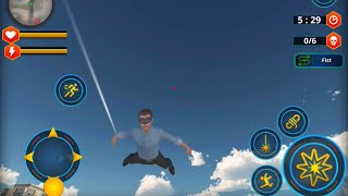 Flying Rope Hero City Gangster Crime Simulator screenshot 2