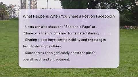 What Happens When You Share a Post on Facebook? - Everyday-Networking