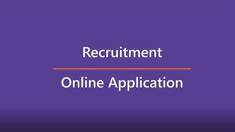 #CPsmart: Recruitment - Online Application