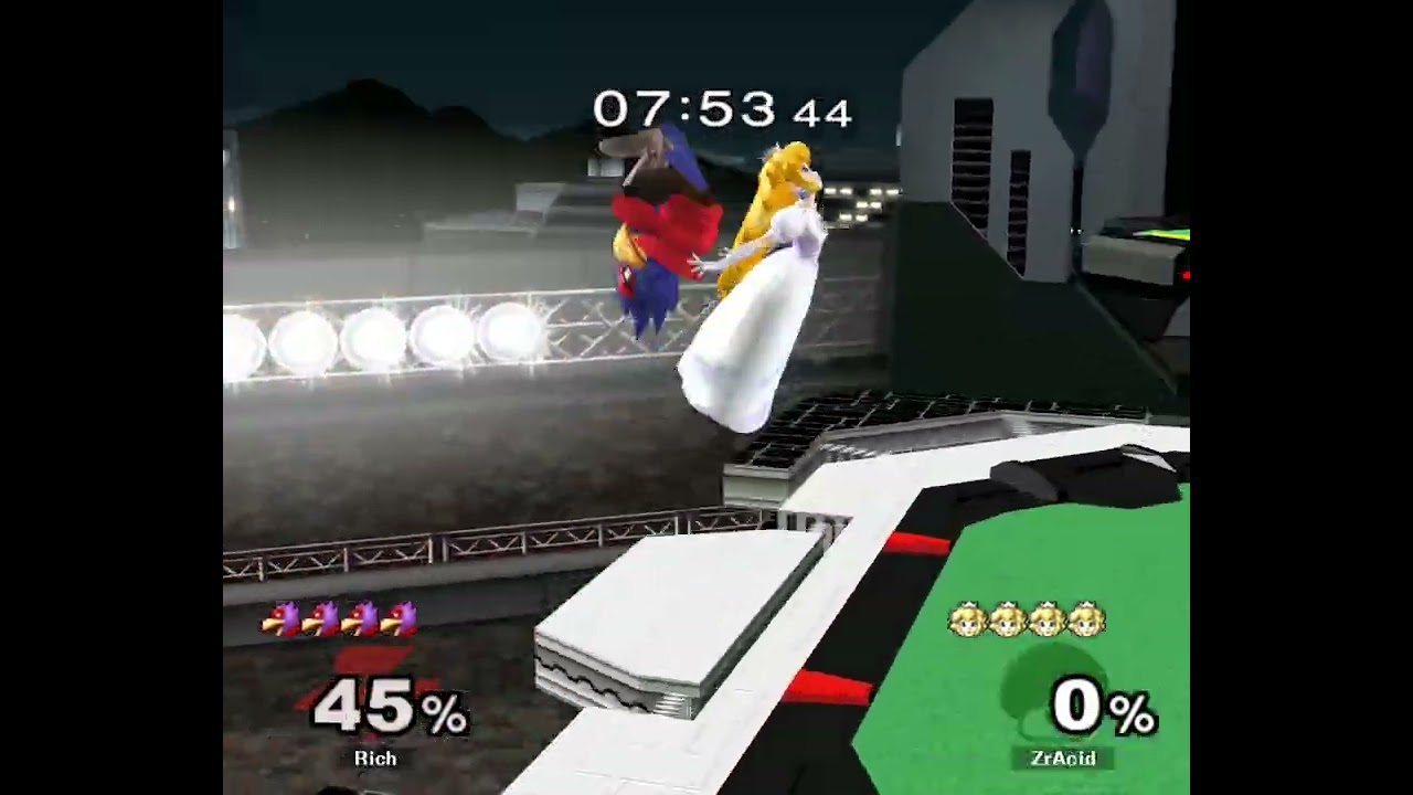 The Zoctor's Office #2 - Melee Singles R5 — Rich ⟮Falco⟯ vs ZrAcid ⟮Peach⟯