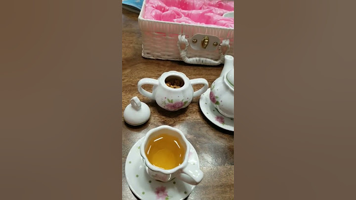 7세손녀가 할머니를 위해서 만들어준 깜짝 사랑의  둥글레차.