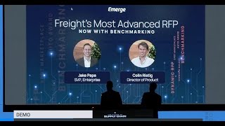 FreightWaves, Future of Supply Chain- Jake Papa and Colin Ristig Emerge Platform Demo