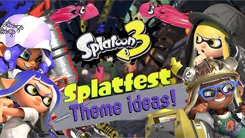 Splatoon 3 CUSTOM Splatfest Themes Ideas!