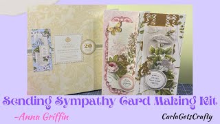 Sending Sympathy Card Making Kit - Anna Griffin