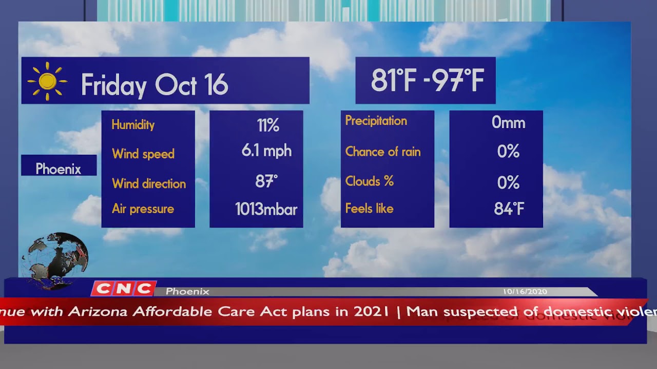 Weather Forecast Phoenix Phoenix Weather Forecast and Local News 10/16
