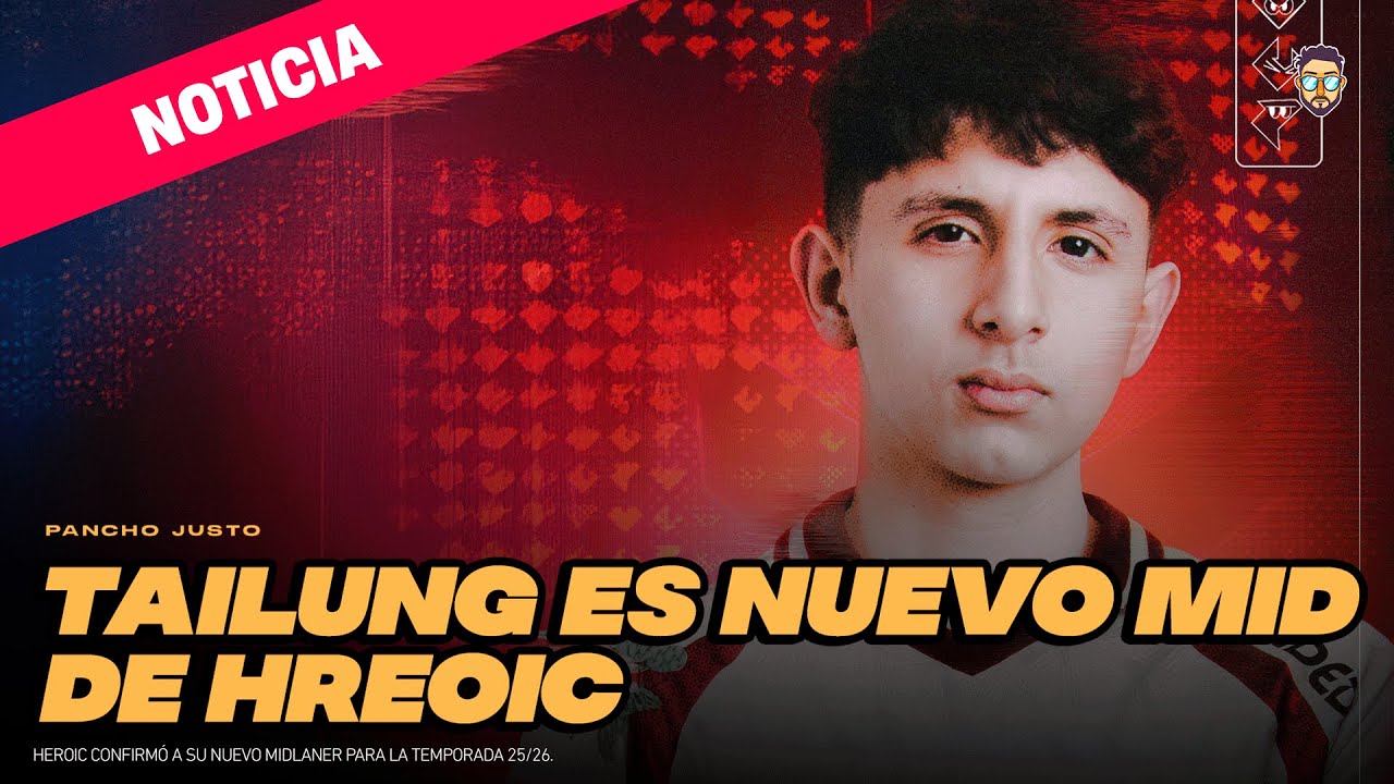 DOTA 2: TAILUNG es el NUEVO MIDLANER de HEROIC - Pancho Justo