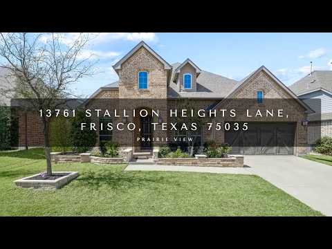 13761 Stallion Heights Lane, Frisco, TX home video tour