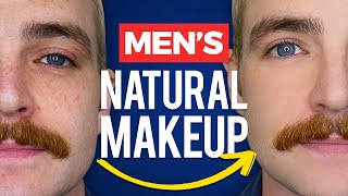 EASY Natural Makeup Look for Men | Perfect Skin in Seconds