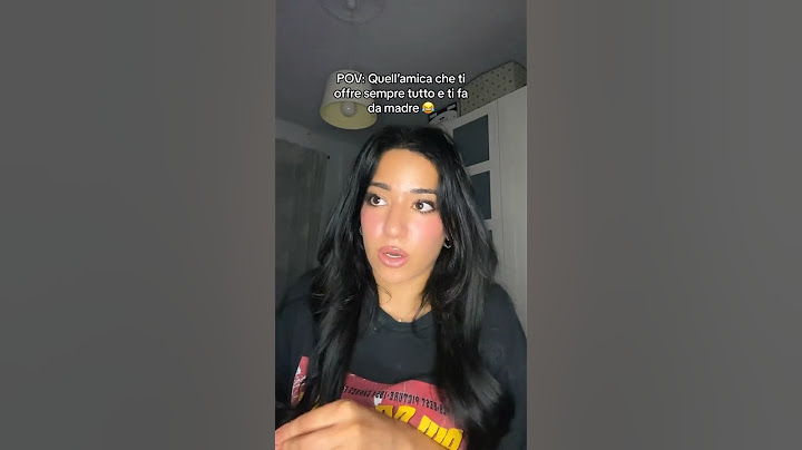 POV: quell’amica che ti offre sempre tutto