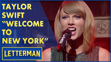 Taylor Swift Performs "Welcome To New York" | Letterman
