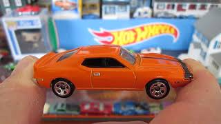 AMC JAVELIN AMX - Hot Wheels Toy Diecast Car Unboxing & Review - Mattel HW 2009 New Models - Orange