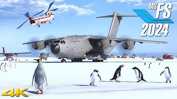 An Antarctic Adventure!! | Christchurch ✈ Wilkins Aerodrome ✈ Casey Station Skiway ✈??? | #msfs2024