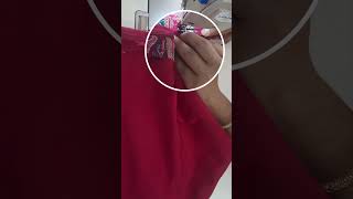 How to Attach Invisible Zipper  in  kurti #sorts #ytshorts #fashion #fashiondesign #vlog #saree