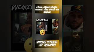 CHRIS BROWN DISSES QUAVO #music #hiphop #trending #youtubeshorts #instagram #viral #like