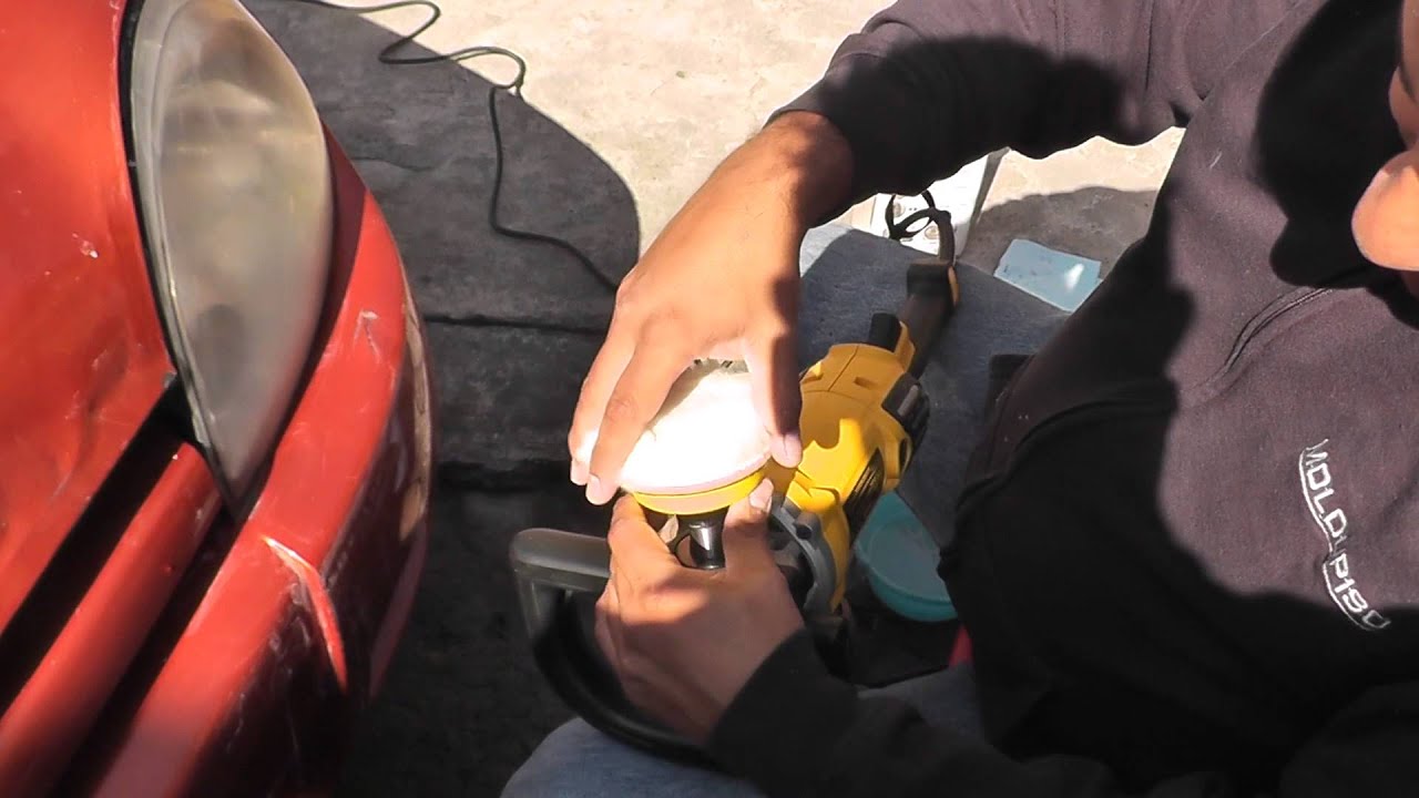 Como pulir faros de autos milwaukee tools store