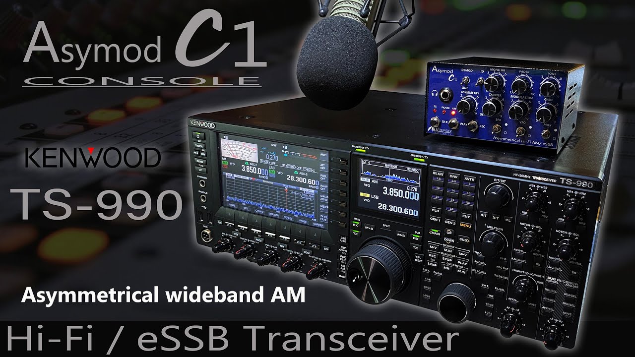 David's Asymod C1 Kenwood TS 990 Asymmetrical AM & eSSB Transceiver ...