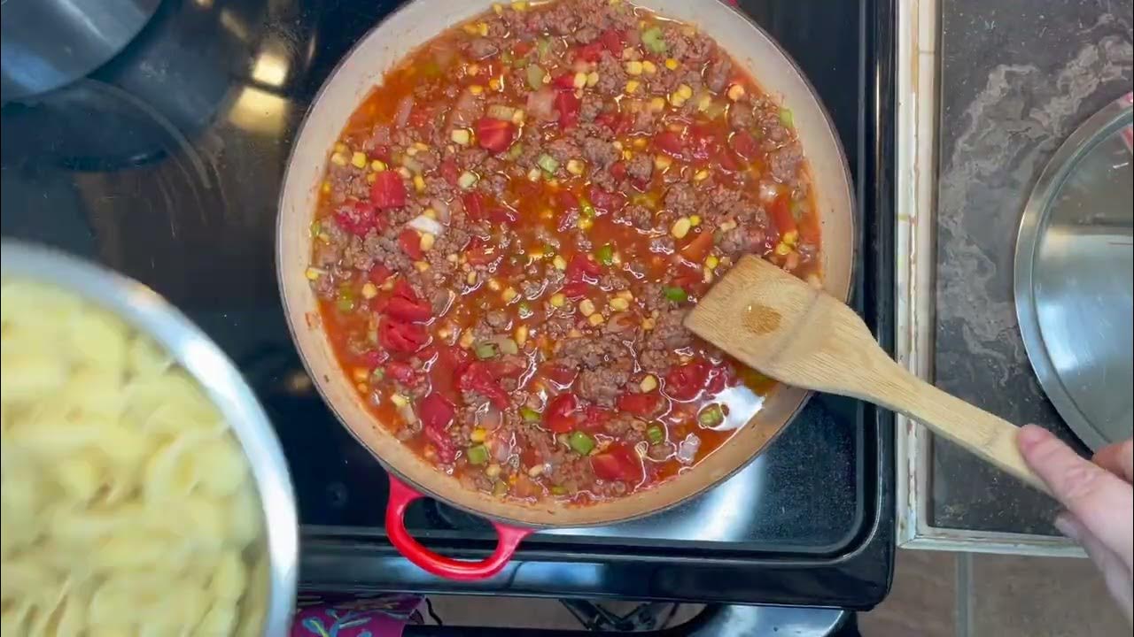 Easy Hamburger Casserole YouTube