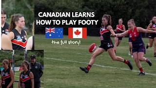 Canadian tries Aussie Rules Football - Full Story