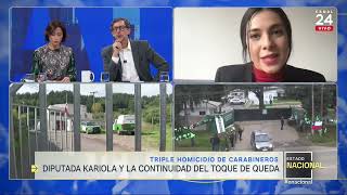 Karol Cariola por urgencias legislativas en seguridad: "No se trata de dar palos de ciego"
